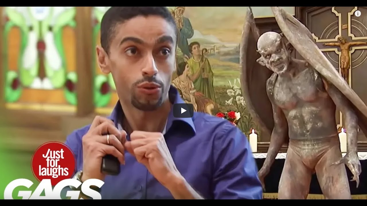 Prank: A Fake Demon in a Church | Strong Catholic Dad