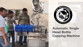 Automatic Single Head Screw Capping Machine