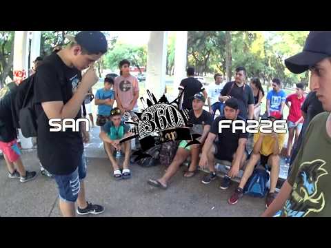 SAN vs FAZZE - OCTAVOS - RAP360 (CUARTA EDICIÓN)