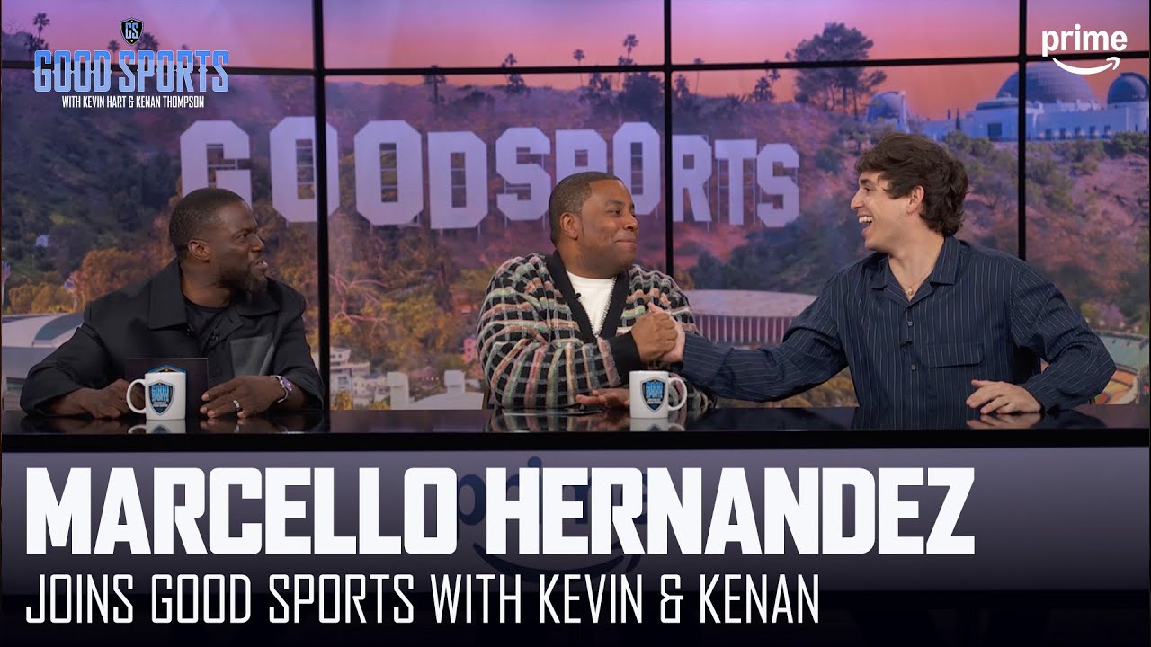 Marcello Hernandez joins Good Sports with Kevin Hart & Kenan Thompson | Prime Video