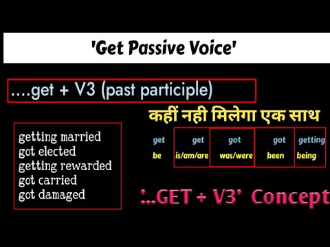 GET + V3 Concept | GET Passive Voice in Spoken English | English Speaking Practice #engmania