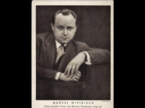 Der große Tenor Marcel Wittrisch singt Operettenarien