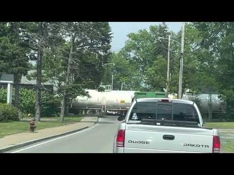 CSX L007 in Taunton, MA with L006’s train - 6/12/2023