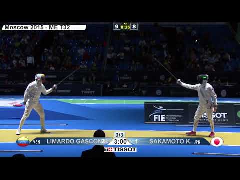 Moscow Worlds SME 2015 - L32 - Limardo VEN v Sakamoto JPN