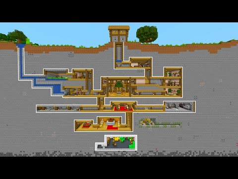 Villager ANT FARM in Minecraft!