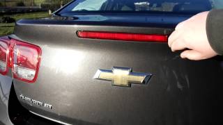 Chevrolet Malibu 2013 - Opening trunk