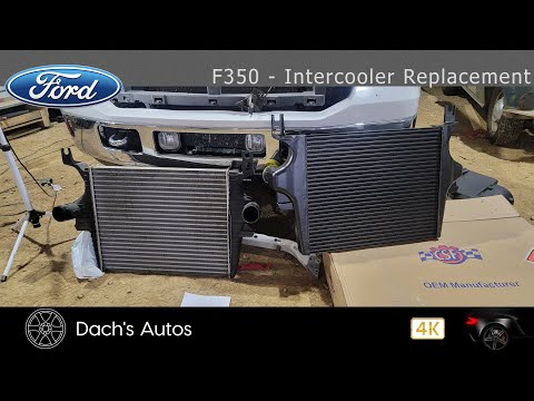 BOOST FAIL - Replacing a failed intercooler: 2005 Ford F-350