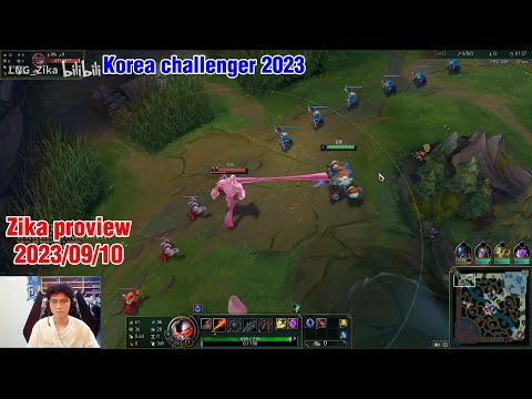 Zika proview 2023/09/10 rumble leblanc Korea challenger | LNG Zika第一视角