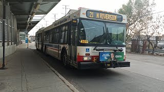 CTA 2008 New Flyer DE60LF 4066 On Rt 21 Cermak