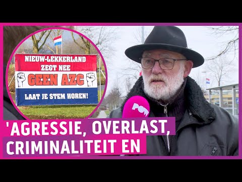 150 Nederlandse vlaggen in Nieuw-Lekkerland tegen komst azc!