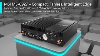 MSI Unveils MS-C927 Ultra Compact Box PC