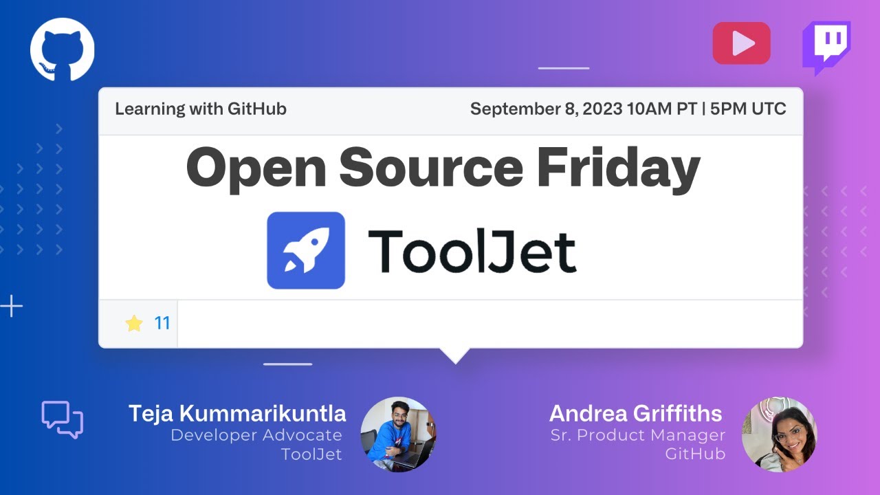OSS Friday: Build Internal Tools Rapidly using ToolJet | Open source low-code