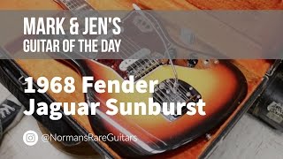 Norman's Rare Guitars - Guitar of the Day: 1968 Fender Jaguar Sunburst