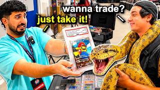 I Traded A Pokemon Card For A SNAKE... | POKEMON VENDOR POV