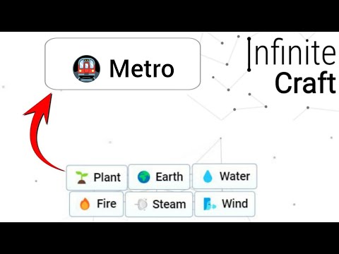How to make Metro in infinite craft | infinity craft