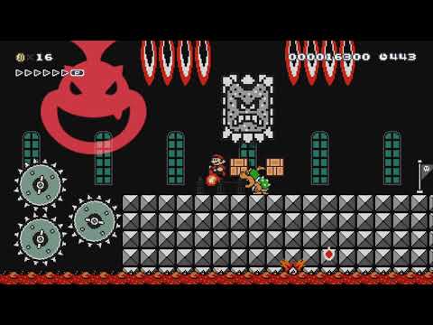 Twomp's Fortress by coolmig01 - Super Mario Maker 2 - No Commentary 1bw