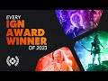 Every IGN Award Winner of 2023