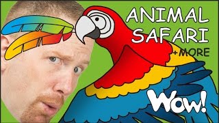 Animal Safari for Kids | Funny Magic Stories for Children from Steve and Maggie | Wow English TV