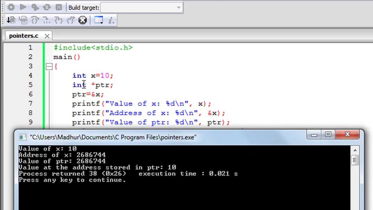 C Programming Tutorial - 56: Introduction to Pointers