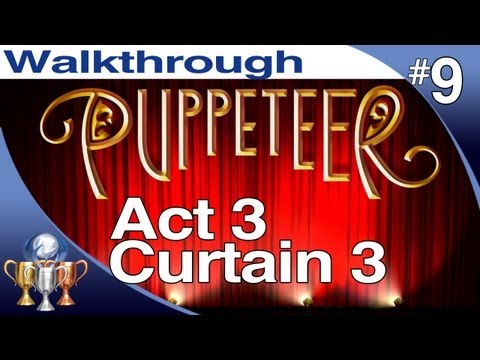 Puppeteer Walkthrough - Act 3 Curtain 3 (All That Glitters) PS3 Gameplay Playthrough