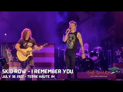 Skid Row doing I Remember You in Terre Haute, Indiana on July 30, 2022