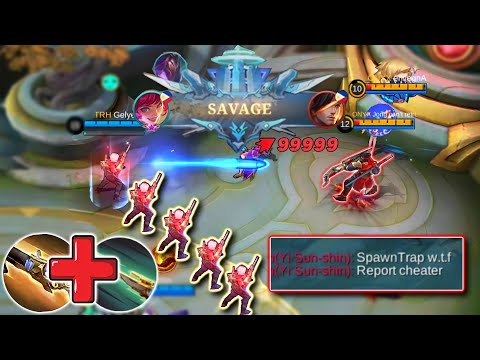 SPAWNTRAP?! TRY THIS GELYE ONEHIT BUILD & EMBLEM (must try) -MLBB