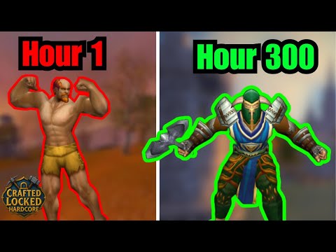 Hardcore WoW But I can only use items that I Craft! - CraftedLocked (FULL MOVIE)