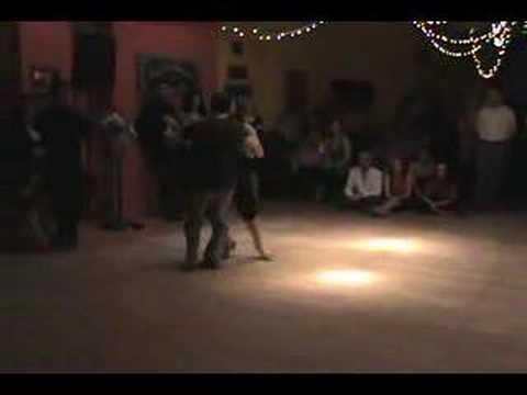  Silvina Valz  and  Oliver Kolker  are  dancing  to  the  tango  "  El Recodo  "