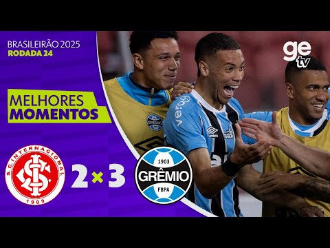 Gols e lances de Internacional x Grêmio