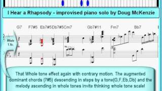 'I Hear a Rhapsody' - Jazz piano tutorial