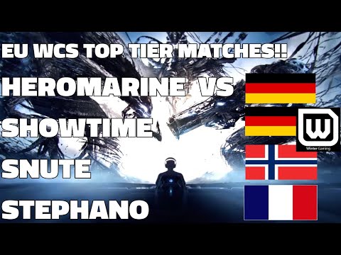 Starcraft 2: Europe WCS Showdown! HeroMarine(T) v Showtime(P), Snute & Stephano(Z)