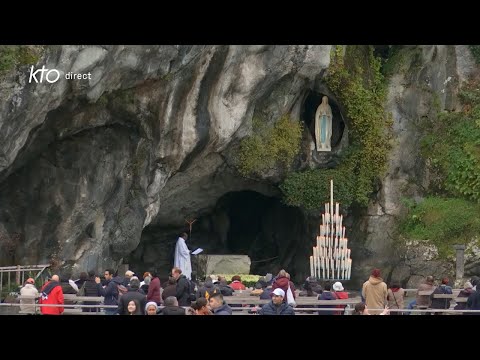 Chapelet du 23 décembre 2022 à Lourdes