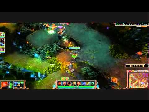 LoL, Leona Steals Dragon 1v4