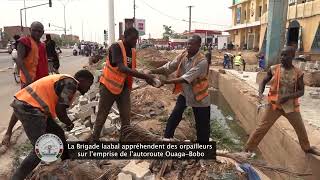 🔴La Brigade laabal appréhendent des orpailleurs sur l’emprise de l’autoroute Ouaga-Bobo