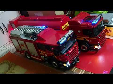 RC Truck 1/14 Scania Firetruck of Bomba Malaysia