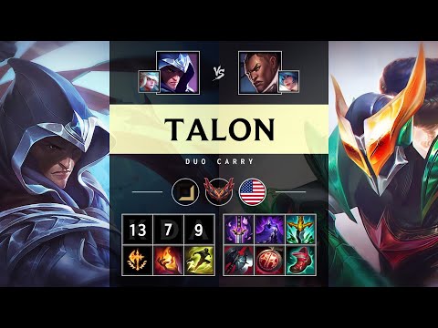 Talon ADC vs Lucian - NA Grandmaster Patch 25.18