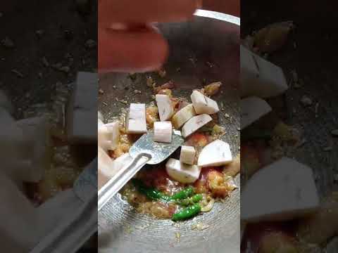 shrimp with banana 😘😍#bananarecipe #food #yummy #trending #shorts #youtubeshorts #traditional#short