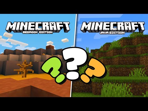 MINECRAFT - What is the difference between Java and Bedrock edition?