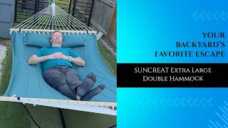 Stop Settling for Small Hammocks: The SUNCREAT Extra Large Is Pure Bliss! ☁️