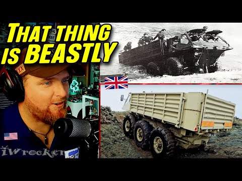 American Reacts to The British Alvis Stalwart Amphibious Military Truck
