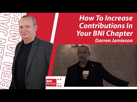 How to Increase the Contributions within Your BNI Chapter | Bring A Bottle To The Party Ed Slot