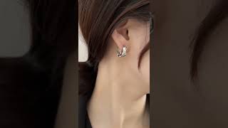 Her Lab Jewelry To Small sweet atmosphere quality, and the ear clip😍#jewellery #earrings