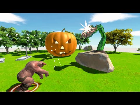 Venus Flytrap vs INFERNALS & MUTANT PRIMATES | Animal Revolt Battle Simulator ( ARBS 2023 )