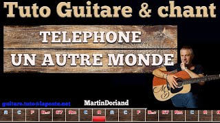 TELEPHONE  tuto guitare chant un autre monde