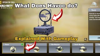 What is USE of Havoc Operator Skill | Havoc Device Explained With Gameplay Cod Mobile