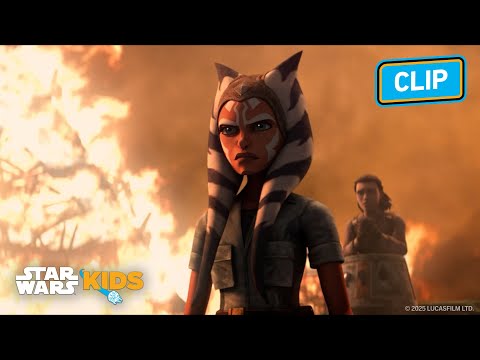 Ahsoka Faces off with The Inquisitor! 🆚 | Star Wars: Tales of the Jedi | @StarWarsKids​