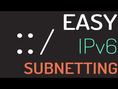 IPv6 Subnetting - The easy way