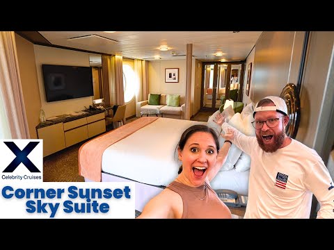 Celebrity Silhouette | Corner Sunset Sky Suite | Walkthrough & Amenities | Retreat Room 9301