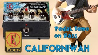 Video thumbnail for Eden CaliforniWAH Pedal Demo for Bass - Want 2 Check Review by Want 2 Check