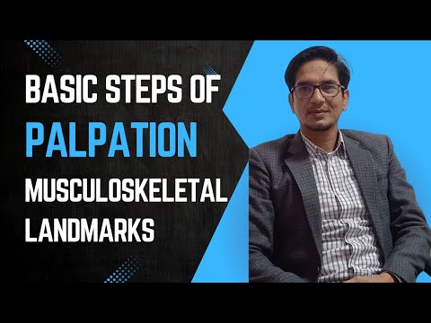 Basic steps of palpation ||  Musculoskeletal Landmarks